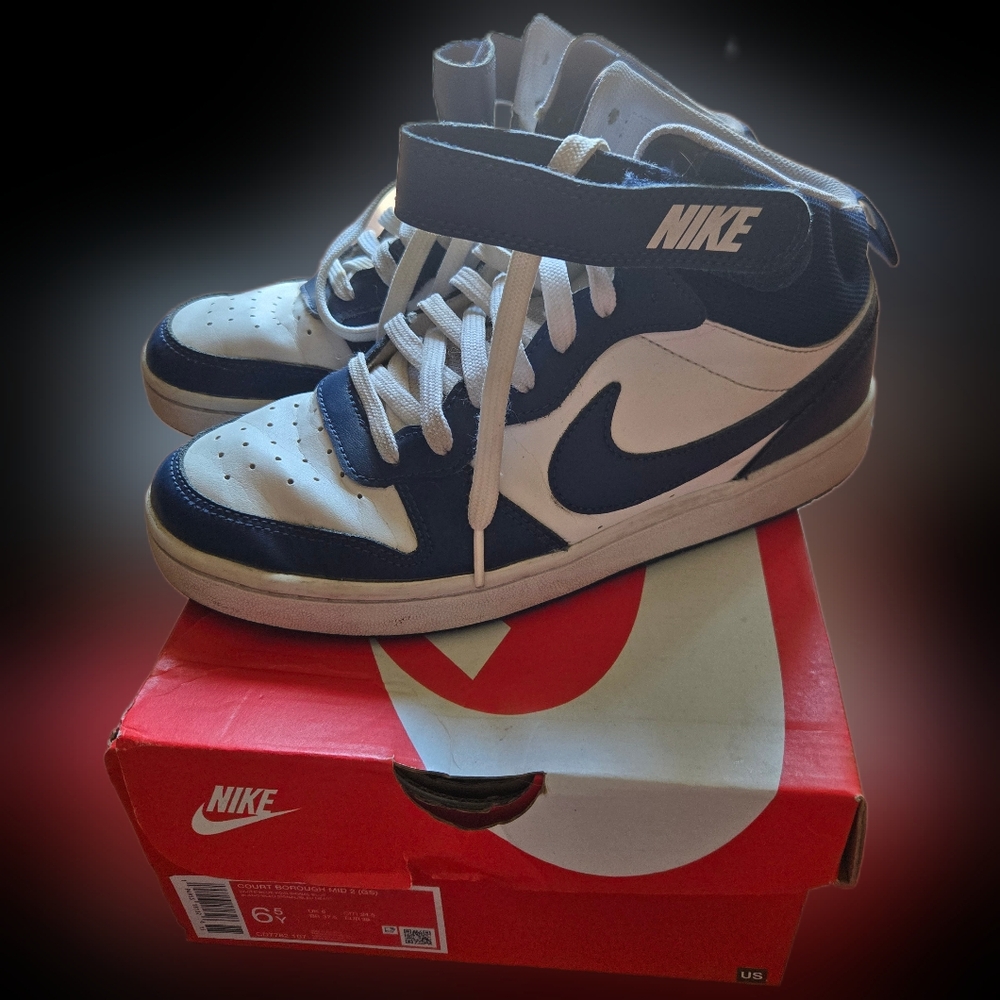 Nike Court Borough MID 2 Youth - Picture 1 of 5